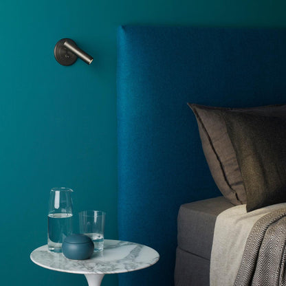 Adjustable Metal Wall Reading Lamp with Cylindrical Head