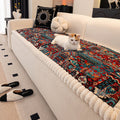 Embossed Boho Sofa Cover Decorative Non-Slip Protection
