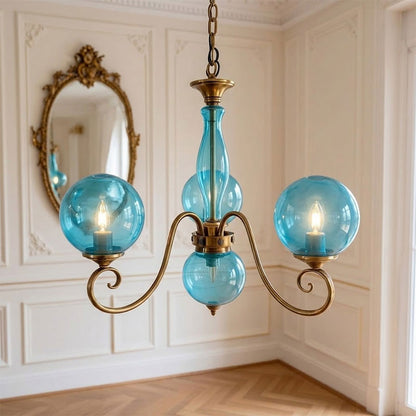 Evelyn Glass Chandelier