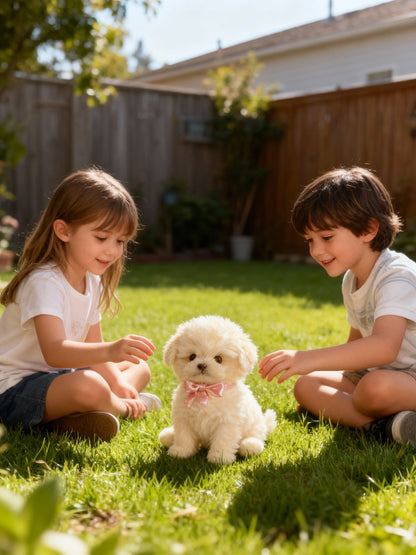 BowLift | Nicoo Interactive Robot Puppy | Walks, Barks, Wags Tail | Plush, Battery-Operated Toy
