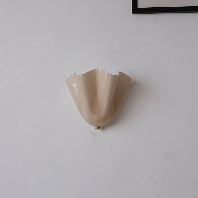 Flower Glass Wall Lamp