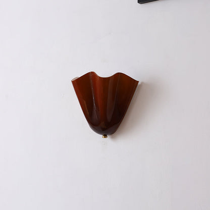 Flower Glass Wall Lamp