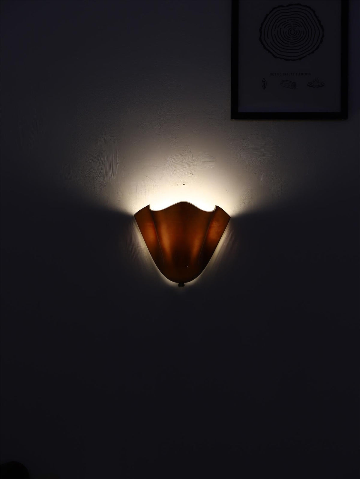 Flower Glass Wall Lamp