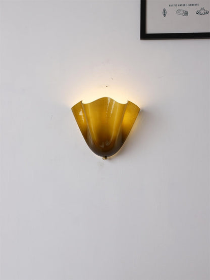 Flower Glass Wall Lamp