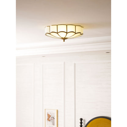 Flower Shape Glass Ceiling Lamp