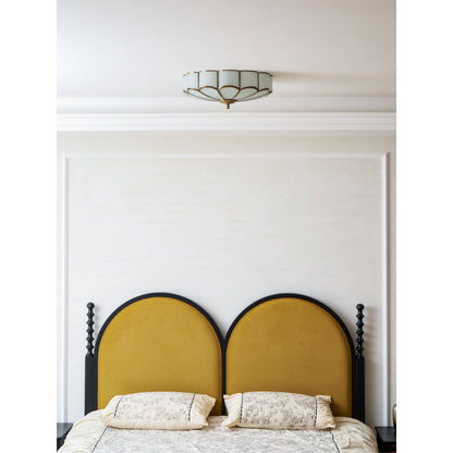 Flower Shape Glass Ceiling Lamp