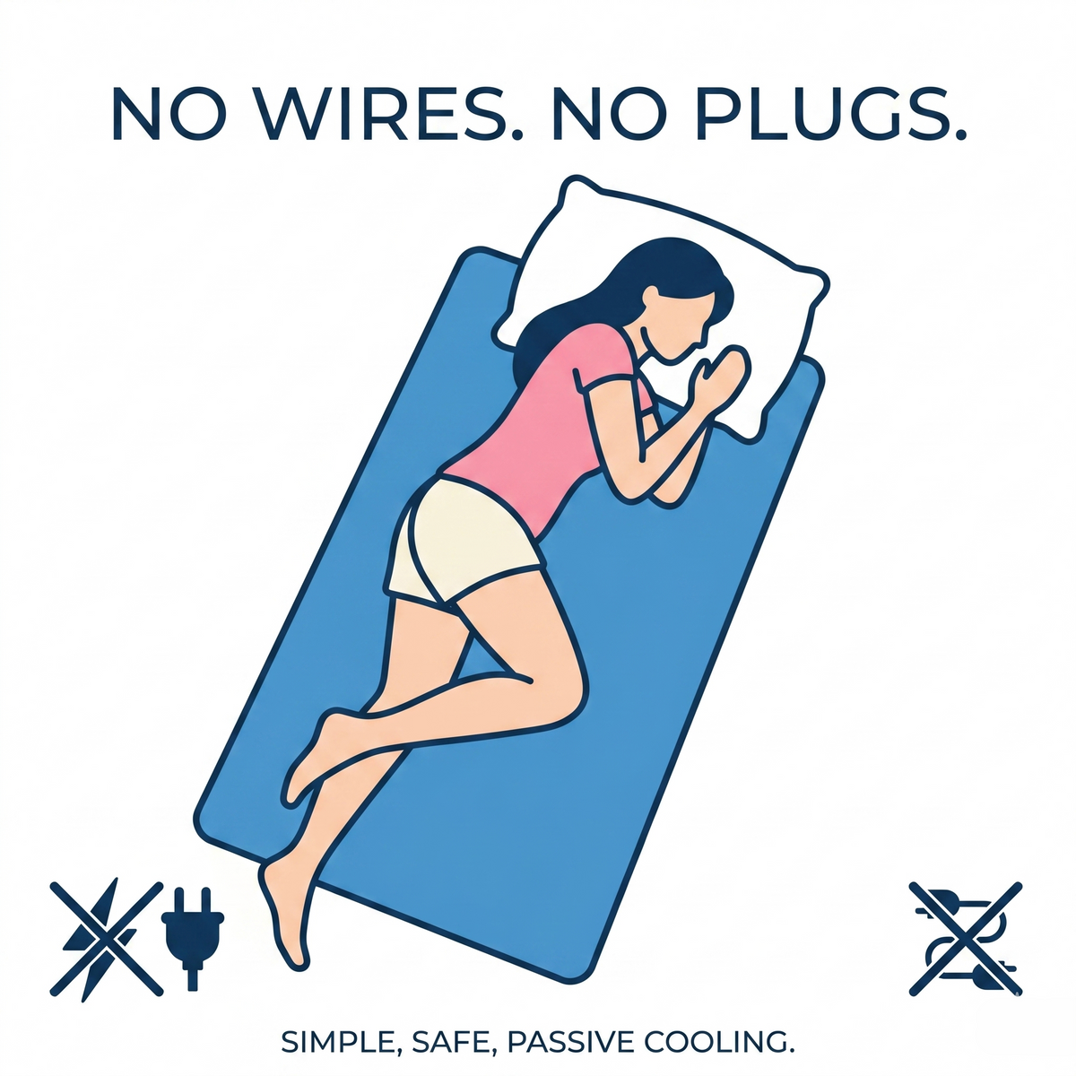 Cooling Gel Sleep Pad for Bed – Helps You Stay Cool & Comfortable at Night