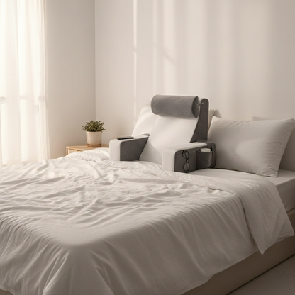 Bed Rest Pillow - Ergonomic Memory Foam Support