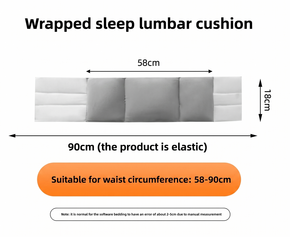 Lumbar Support Cushion - Adjustable Sleep Pillow