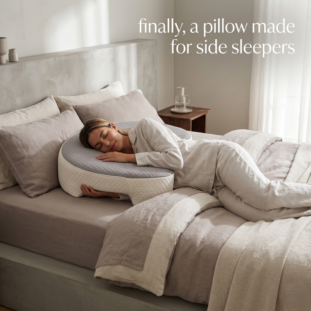 Side Sleeper Pillow with Shoulder Cutout Support