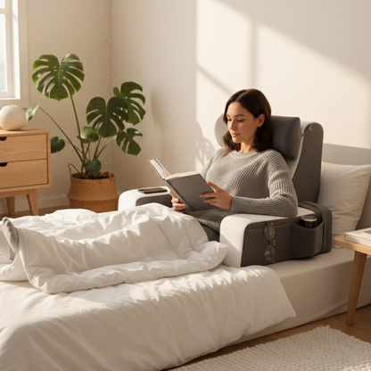 Bed Rest Pillow - Ergonomic Memory Foam Support