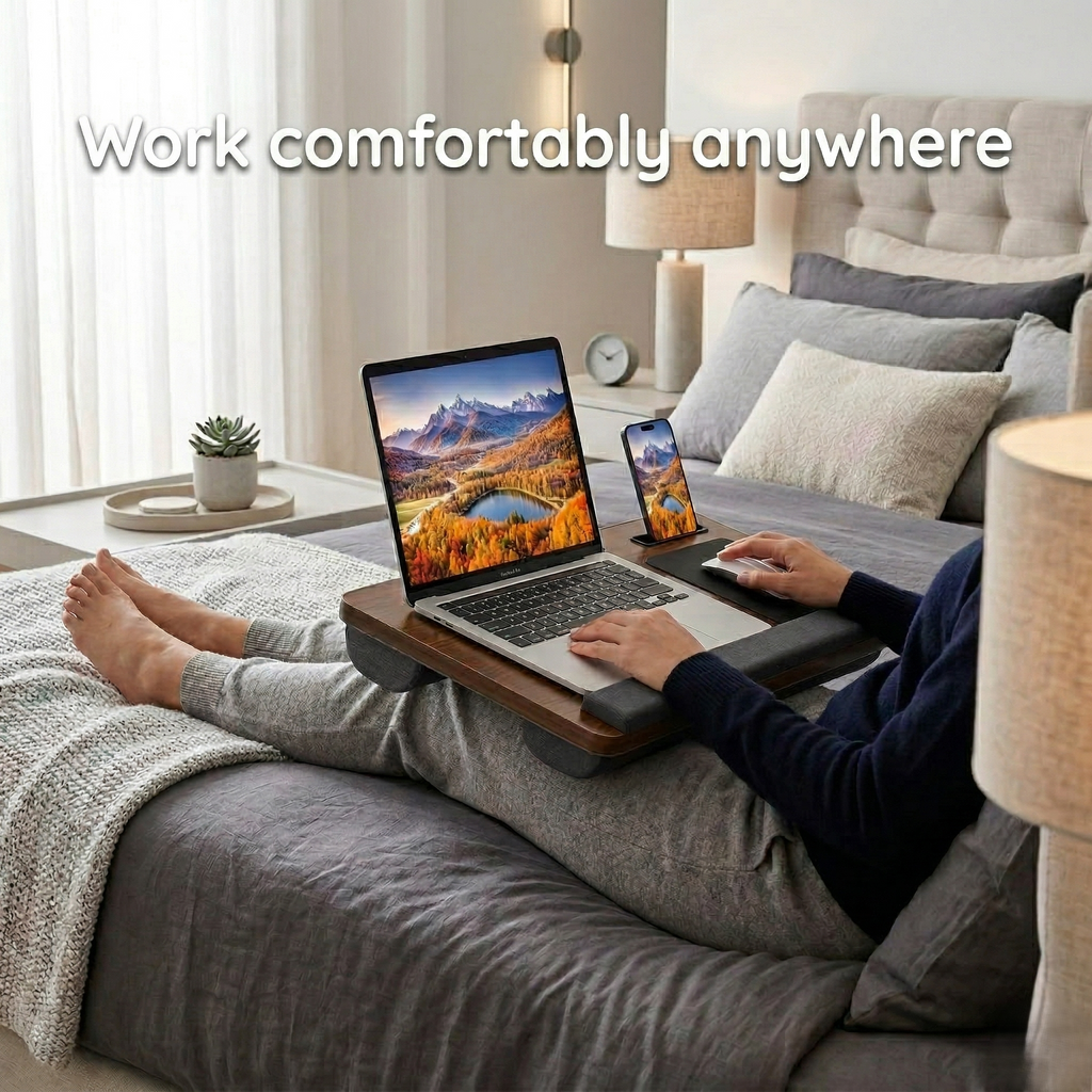 Adjustable Bed & Couch Laptop Desk