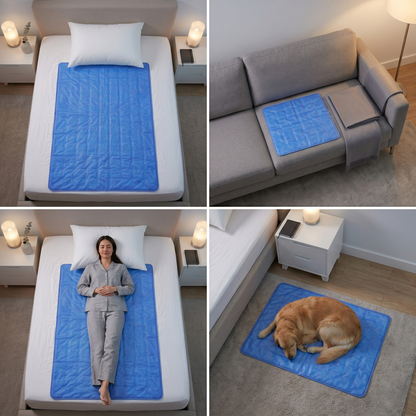Cooling Gel Mattress Pad – Cool-Touch Mattress Topper Mat for Hot Sleepers