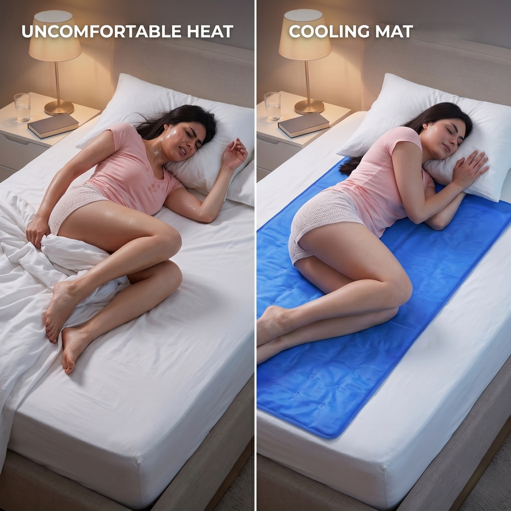 Cooling Gel Sleep Pad for Bed – Helps You Stay Cool & Comfortable at Night