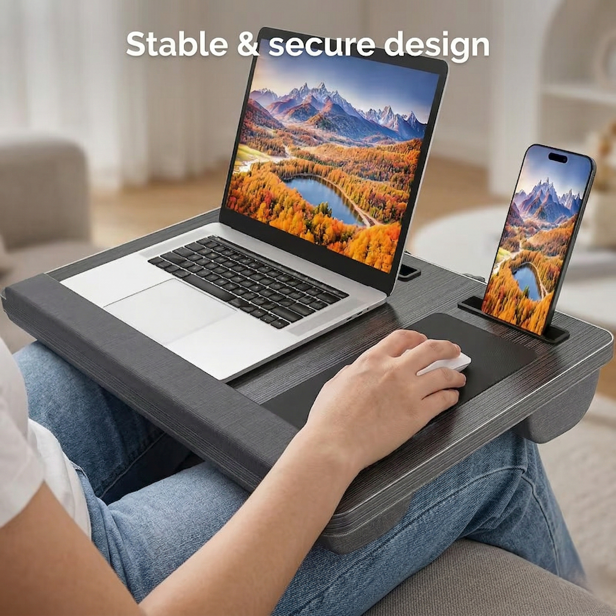 Laptop Desk - Adjustable Bed and Couch Table