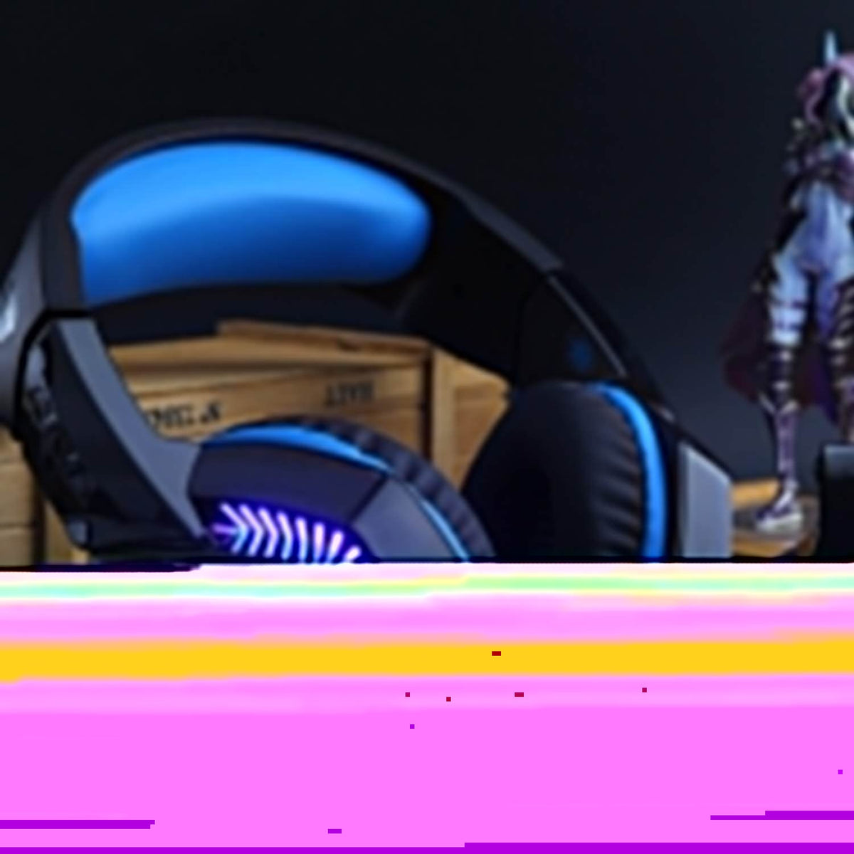 Powerful gaming headset with noise-cancelling microphone for PS4, Xbox One, PC