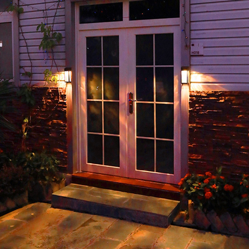 Durable Solar LED Wall Lamp – Waterproof Outdoor Garden Lamp