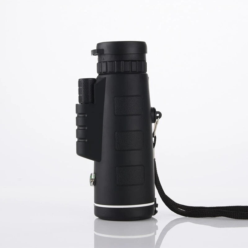 HD Monocular – 10x Waterproof Pocket Monocular with Smartphone Adapter, Birdwatching & Hiking