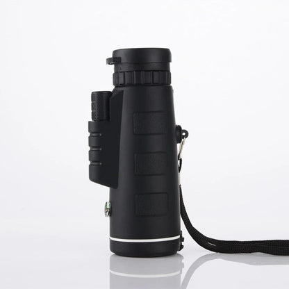 HD Monocular – 10x Waterproof Pocket Monocular with Smartphone Adapter, Birdwatching & Hiking
