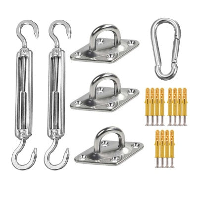 Triangle Shade Sail – Garden Sun Canopy, 90% UV Block, Triangle, Square or Rectangle, Grey or Beige