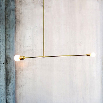 Surry Hills 2 Bulbs Modern Minimalist Line Pendant Light
