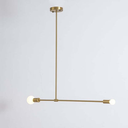 Surry Hills 2 Bulbs Modern Minimalist Line Pendant Light