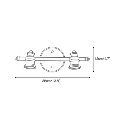Halophane Brass Wall Lamp