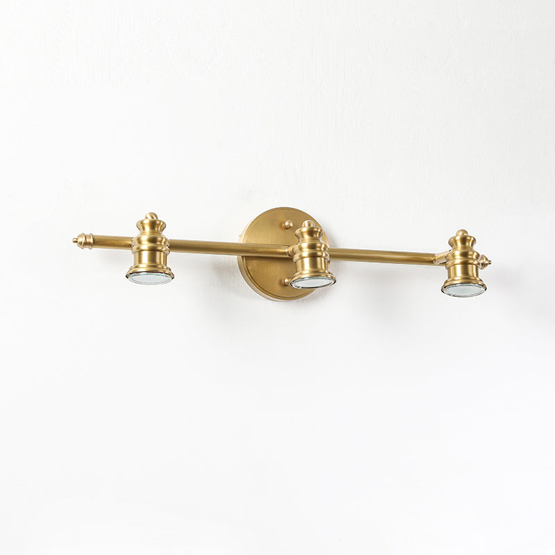 Halophane Brass Wall Lamp