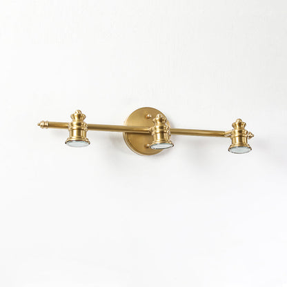 Halophane Brass Wall Lamp