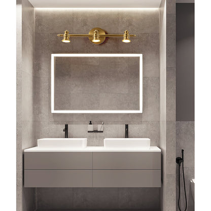 Halophane Brass Wall Lamp