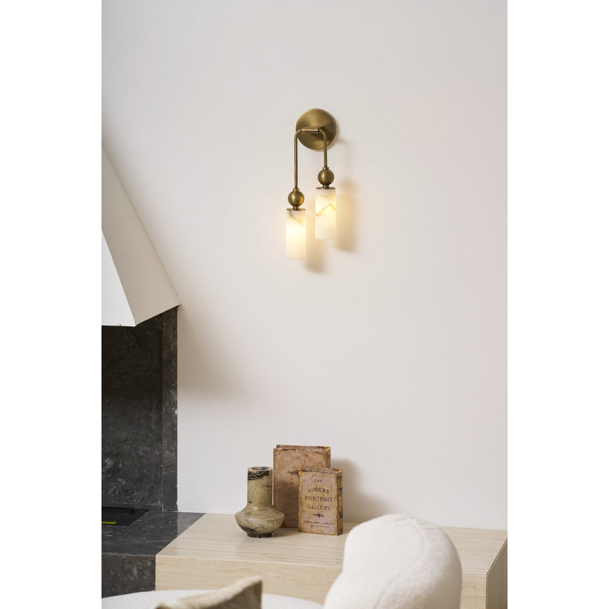 Harlin Alabaster Wall Lamp
