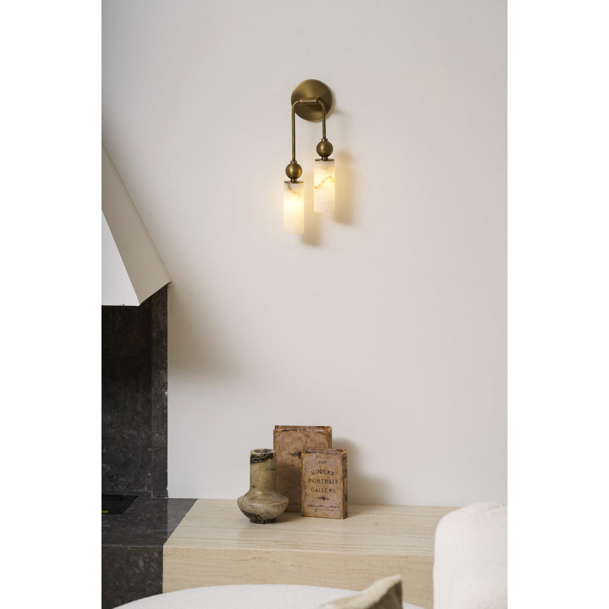 Harlin Alabaster Wall Lamp