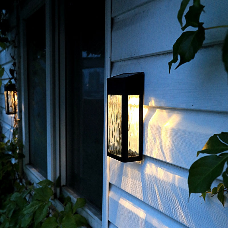 Durable Solar LED Wall Lamp – Waterproof Outdoor Garden Lamp