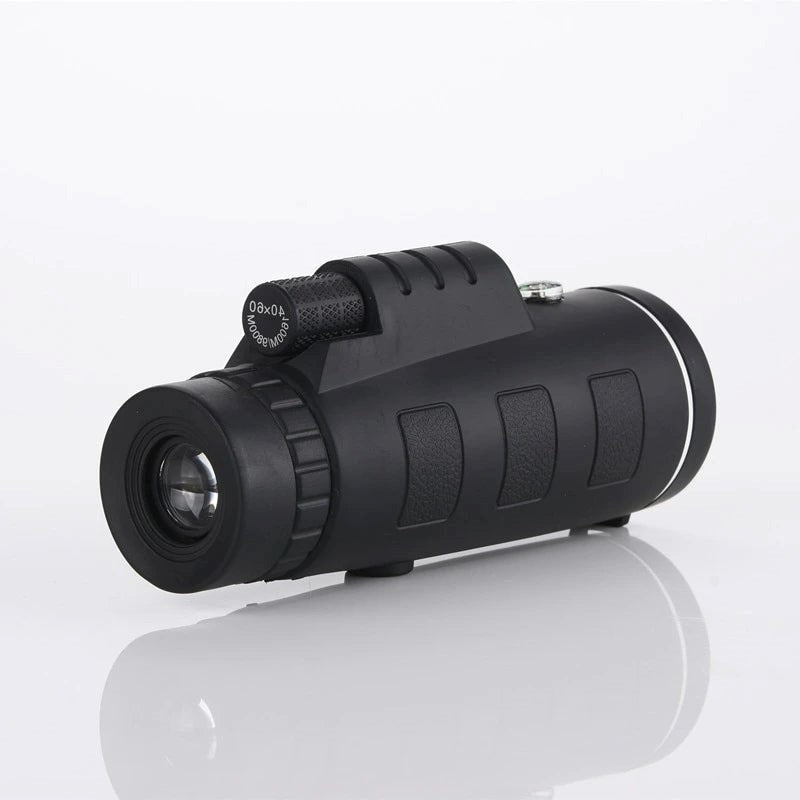 HD Monocular – 10x Waterproof Pocket Monocular with Smartphone Adapter, Birdwatching & Hiking