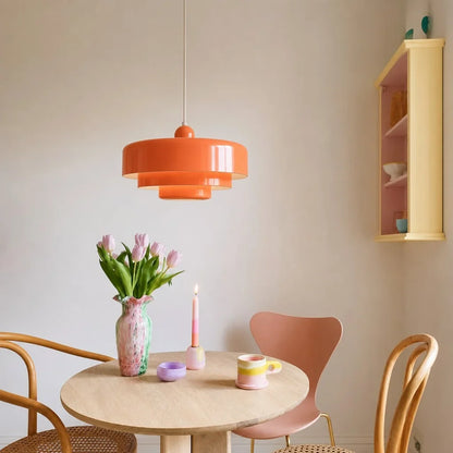 Hind Triple Layer Disc Macaron Pendant Light