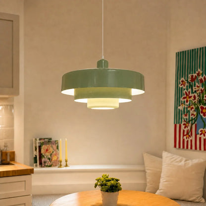 Hind Triple Layer Disc Macaron Pendant Light