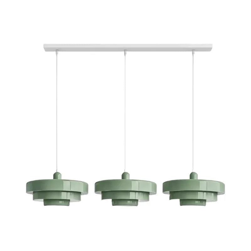 Hind Triple Layer Disc Macaron Pendant Light