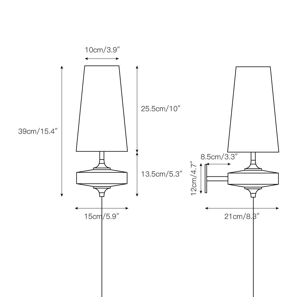 Hour Rho Plug-in Wall Lamp