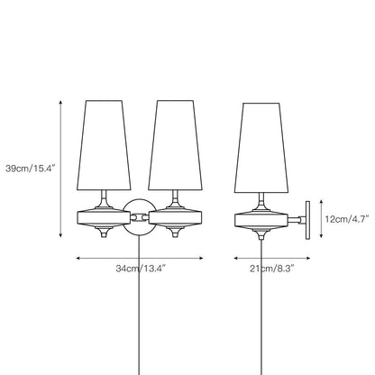 Hour Rho Plug-in Wall Lamp
