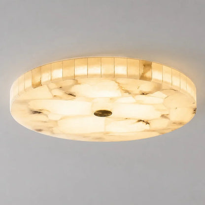 Kelly Modern Round Alabaster Ceiling Light