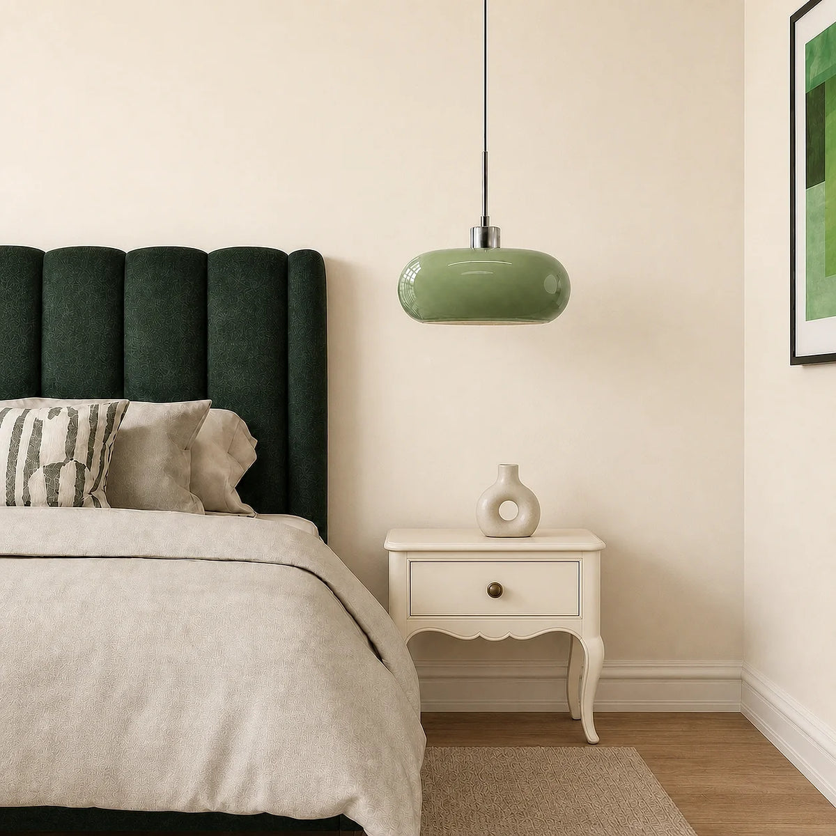 Kieran Bauhaus Glass Pendant Light