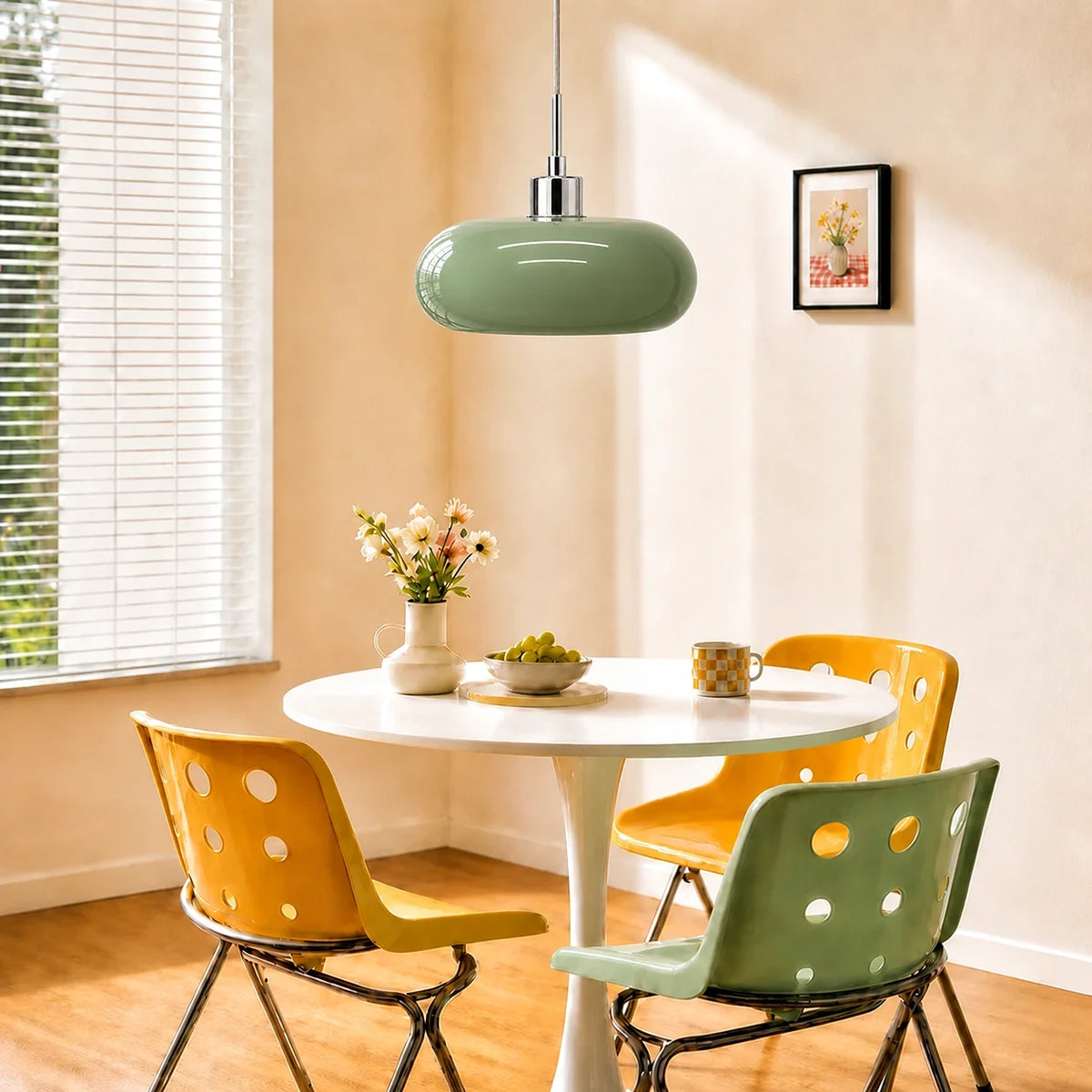 Kieran Bauhaus Glass Pendant Light