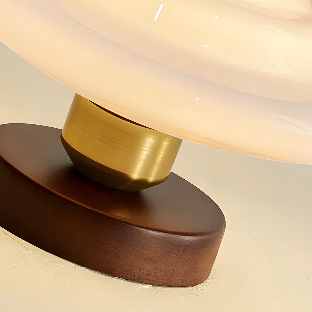 Ceiling Lamp Walnut Wood Glass Scandinavian E27 Hall Hallway Kitchen Dining Room Nordic Natural Copper | Sansoti