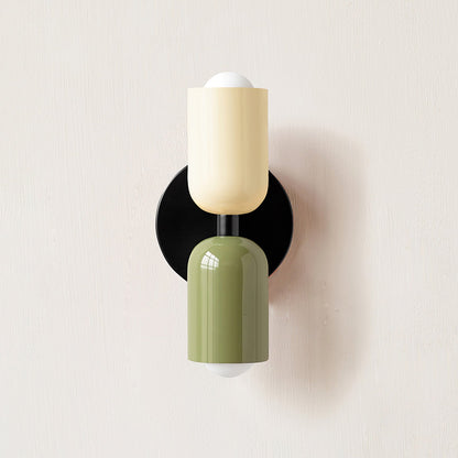 Double Wall Light – Industrial Sconce with 2 Adjustable Heads, 10 Colourways incl. Red, Pink & Green