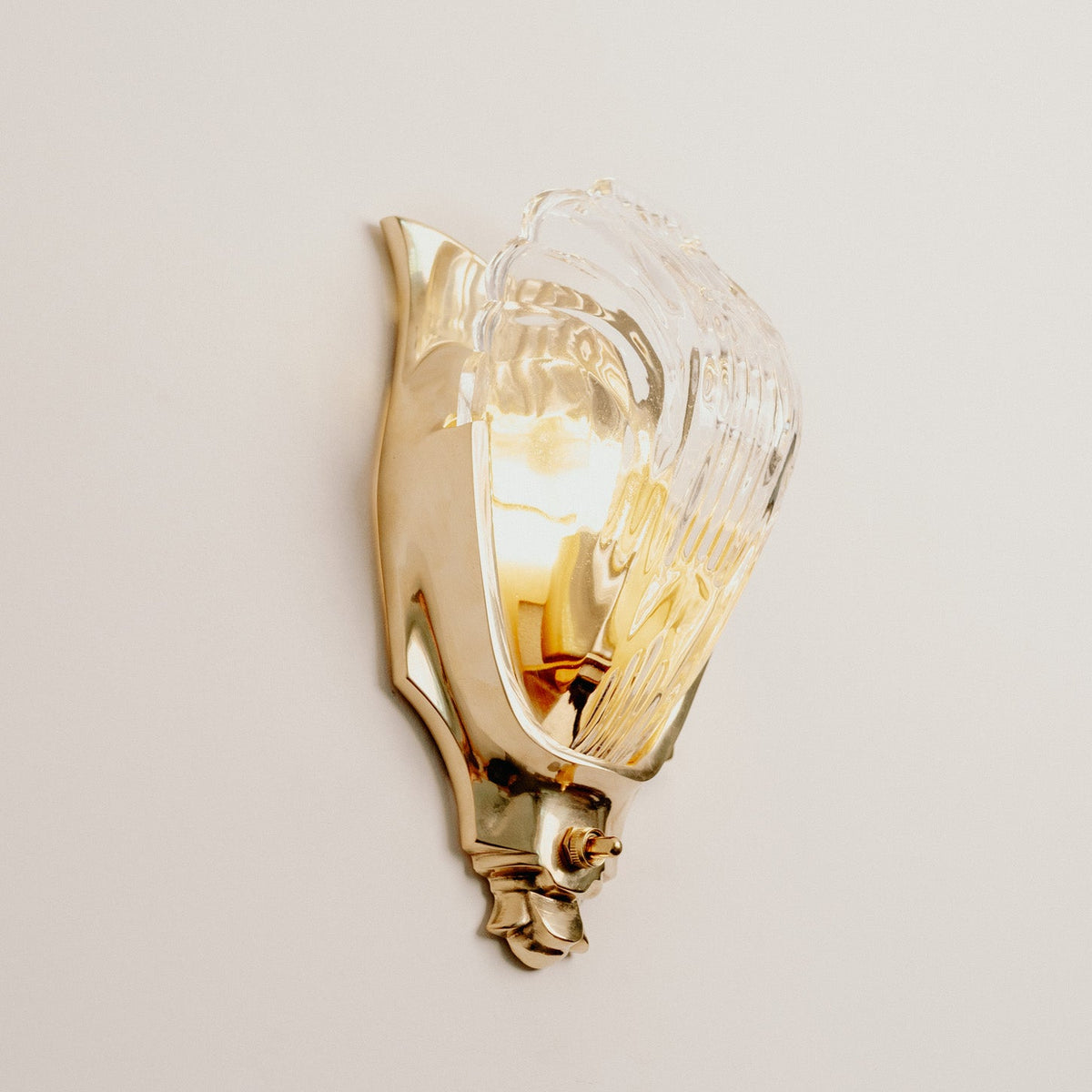 Lilith Brass Antique Art Deco Wall Light