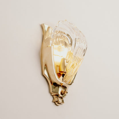 Lilith Brass Antique Art Deco Wall Light