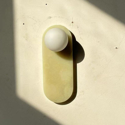 Lucie Onyx Wall Lamp ∅ 3.9″ x H 10.6″