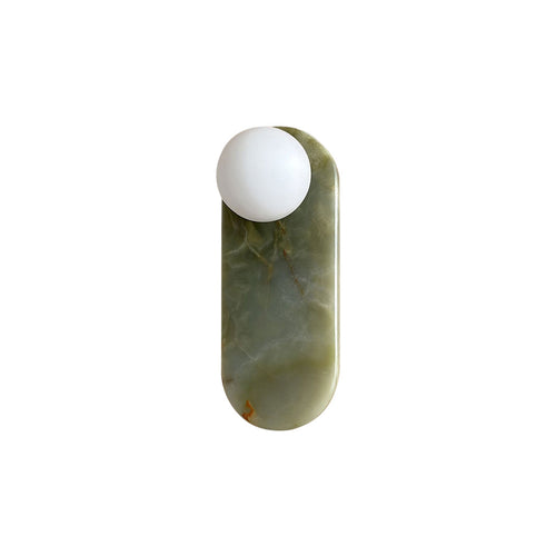Lucie Onyx Wall Lamp ∅ 3.9″ x H 10.6″
