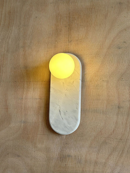 Lucie Onyx Wall Lamp ∅ 3.9″ x H 10.6″