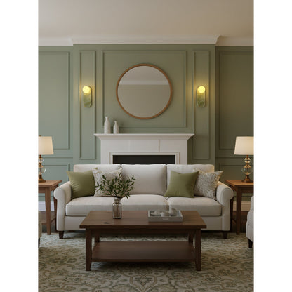 Lucie Onyx Wall Lamp ∅ 3.9″ x H 10.6″
